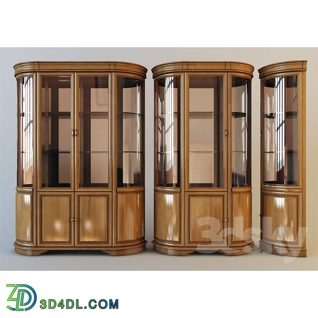 Wardrobe _ Display cabinets - Furniture set Taranko Zefir