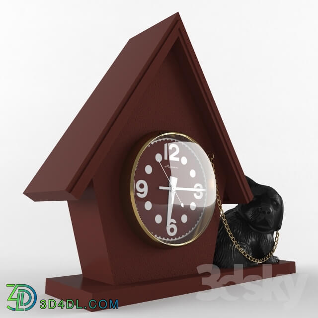 Other decorative objects - Watches with a dog