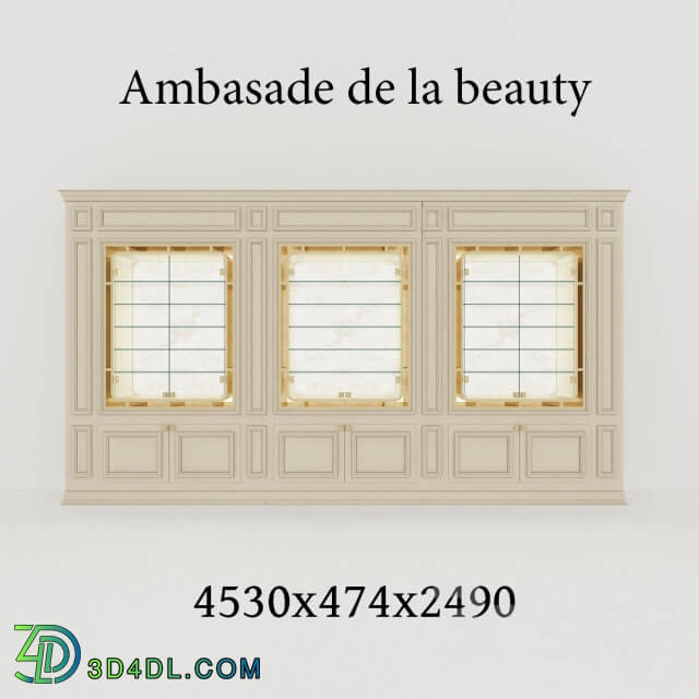 Wardrobe _ Display cabinets - Showcases Ambasade de la beauty
