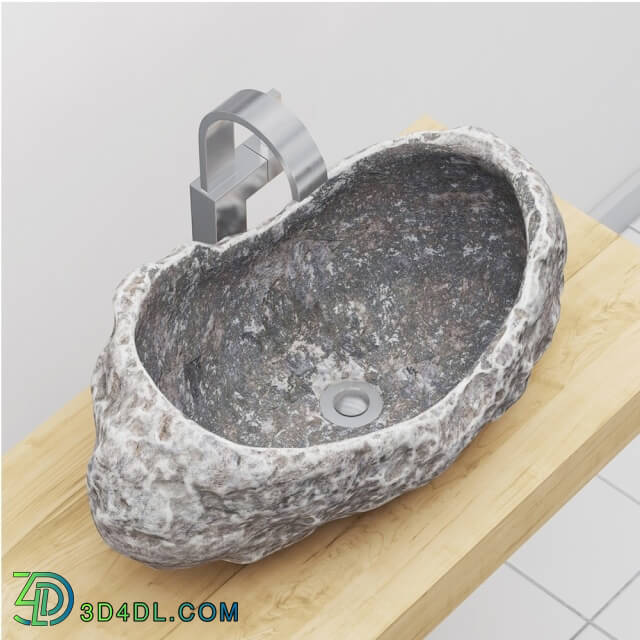 Wash basin - Stone sink bathroom