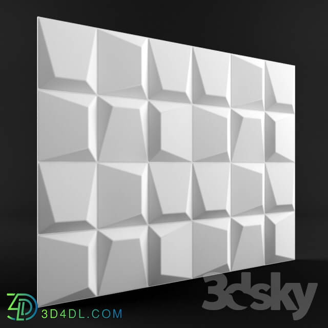 3D panel - Mosaic 3D panel _bamboo_