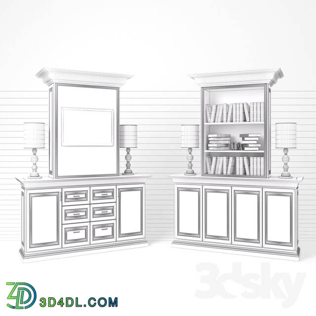 Wardrobe _ Display cabinets - double-sided cupboard