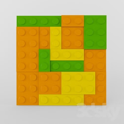 Other decorative objects - Lego wall panel 