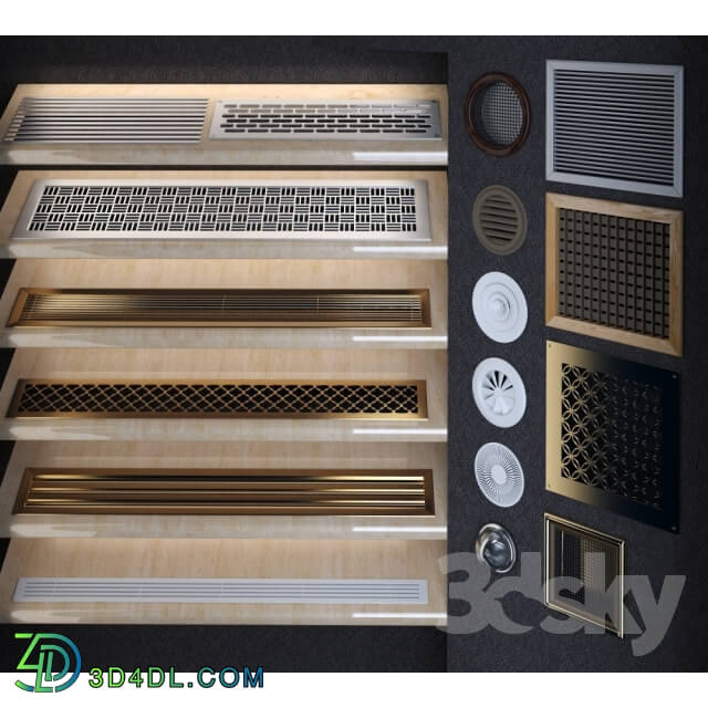 Other decorative objects - Ventilation grilles and diffusers