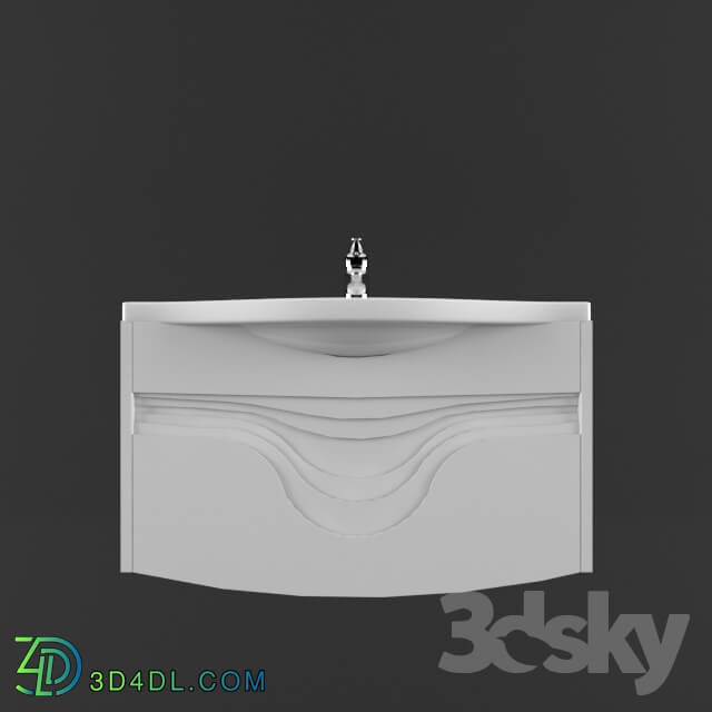 Bathroom furniture - Module with sink Valente Melato 800