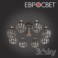 Ceiling light - OM Ceiling chandelier in the loft style Eurosvet 70075_8 Lord 