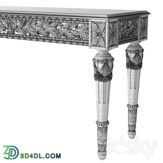 Table - _OM_ Patricia Console _four legs_ Romano Home