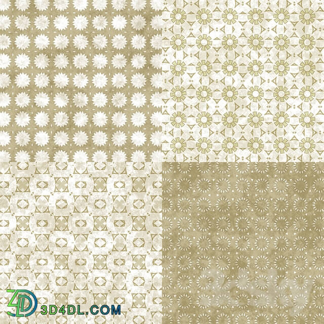 Wall covering - Textures Floreados