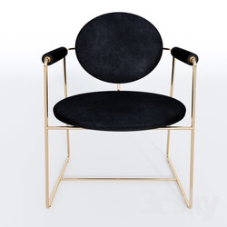 Chair - Leather Chair Gemma Chair by Baxter 