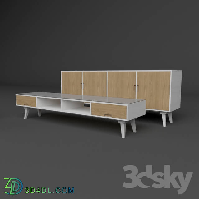 Sideboard _ Chest of drawer - Furniture set TAHA 01