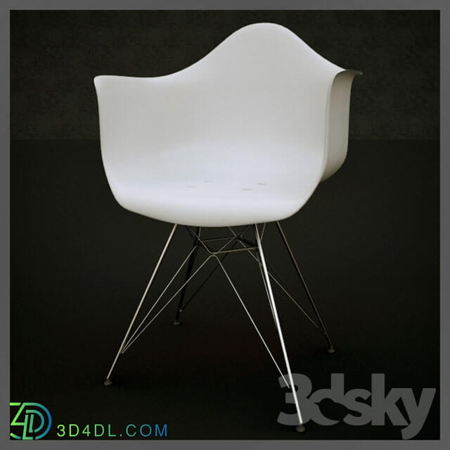 Chair - Eames Plastic Armchair Dar