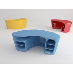 Table _ Chair - Table of polymer 