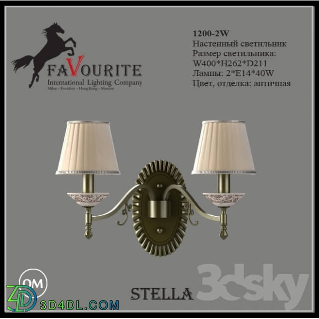 Wall light - Favourite 1200-1W Sconce