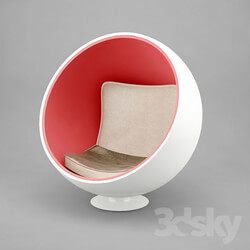 Arm chair - A Chair in the shape of an egg 