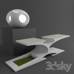 Other architectural elements - Futuristic small architectural forms 
