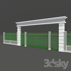 Other architectural elements - Fence arch 