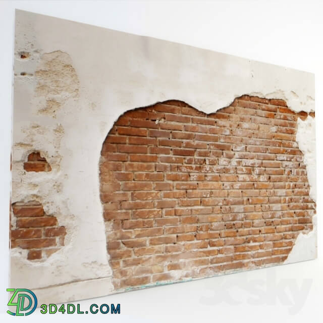Miscellaneous - iNEO - OLD DAMAGED BRICK WALL