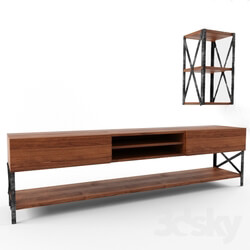 Sideboard _ Chest of drawer - Metal Wall Unit 