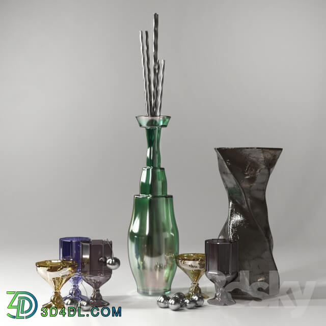 Decorative set - Glass Decor Set v.1