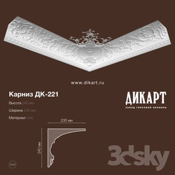 Decorative plaster - DK-221_240x235mm 