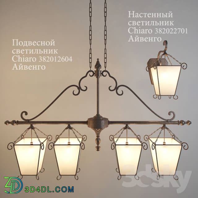 Ceiling light - Hanging lamp and sconces Chiaro Ivanhoe