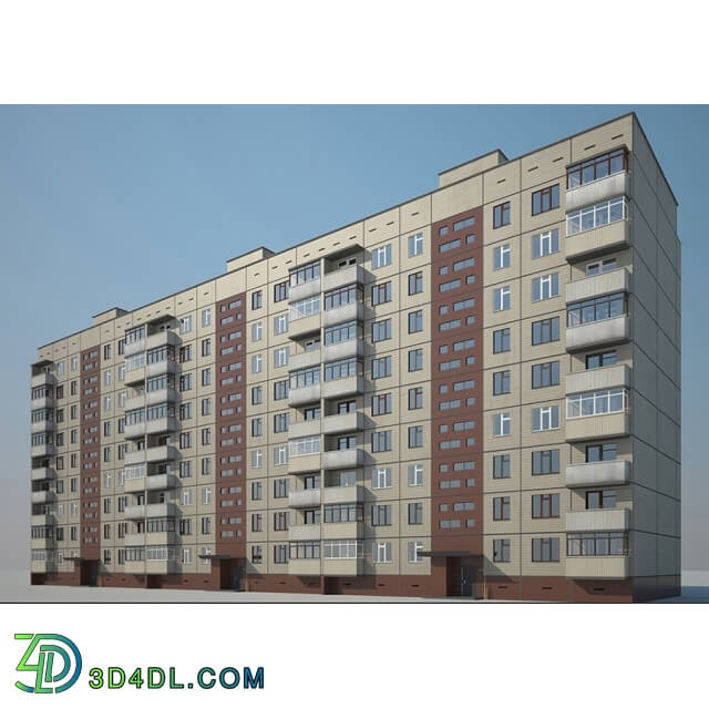 Building - Panel 9-storey residential building