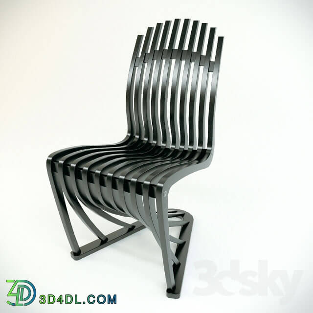 Chair - Stripe design chair - Joachim King