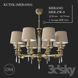Ceiling light - KUTEK _MERANO_ MER-ZW-8 