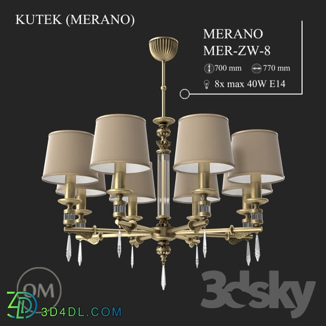 Ceiling light - KUTEK _MERANO_ MER-ZW-8