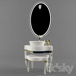 Bathroom furniture - Visionnaire lavabosingolo_grimilde 90x50x92h Mirror 118x80 