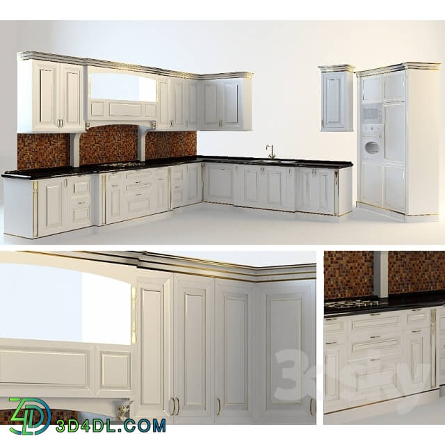 Kitchen - Studio kitchen Baccarat_ model _Leonardo_