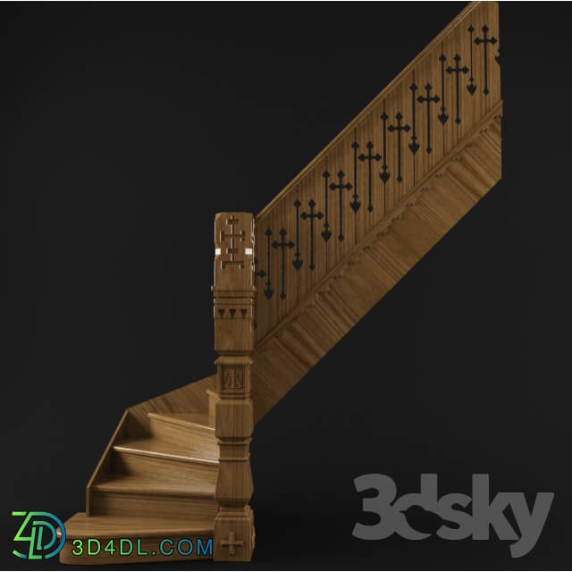 Staircase - staircase to the church