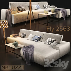 Sofa - Sofa natuzzi Fly 2563 