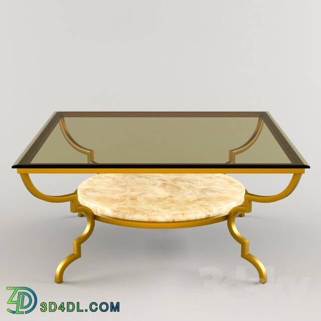 Table - La Barge Gilded Iron Cocktail Table