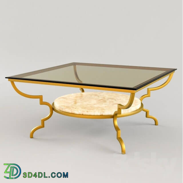 Table - La Barge Gilded Iron Cocktail Table