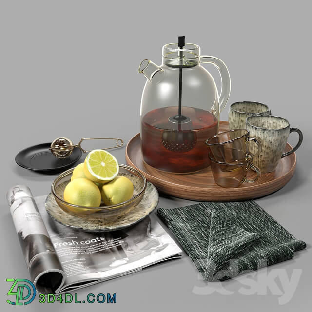 Other kitchen accessories - Tea set_01