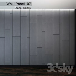 Other decorative objects - Wall Panel 07. Stone Bricks 