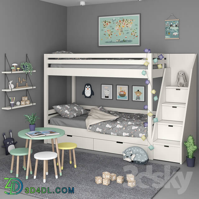 Full furniture set - Kids Bedroom Set