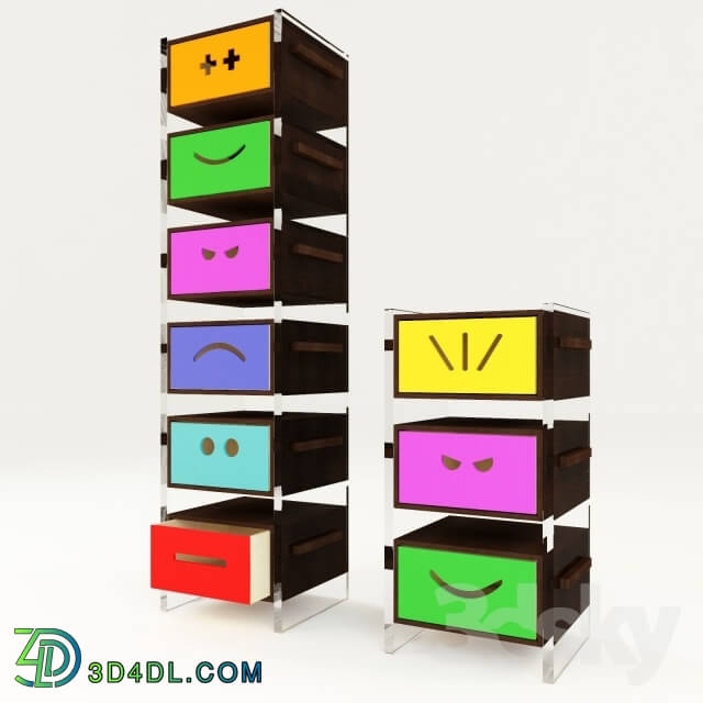 Wardrobe - Kids chest of drawers