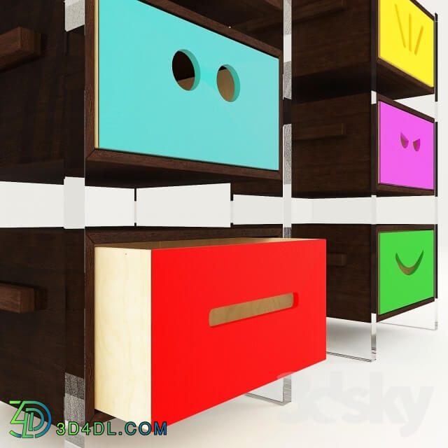 Wardrobe - Kids chest of drawers