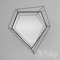 Mirror - Mirror Wire Diamond Schwarz 