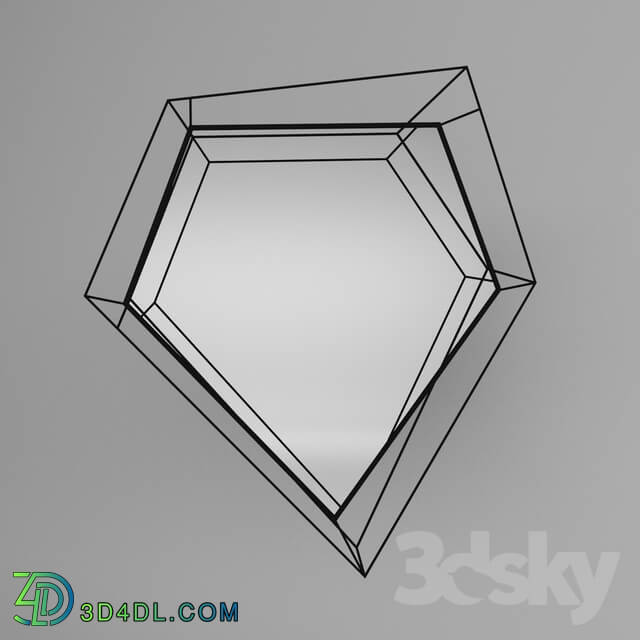 Mirror - Mirror Wire Diamond Schwarz