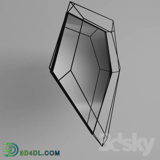 Mirror - Mirror Wire Diamond Schwarz