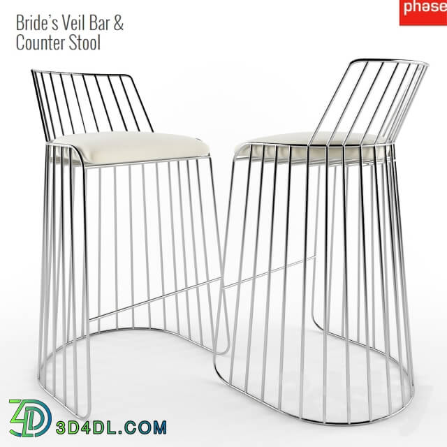 Chair - Bride__39_s Veil Bar _amp_ Counter Stool