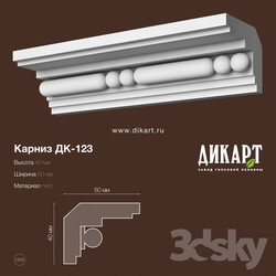 Decorative plaster - DK-123_40Nx50mm 