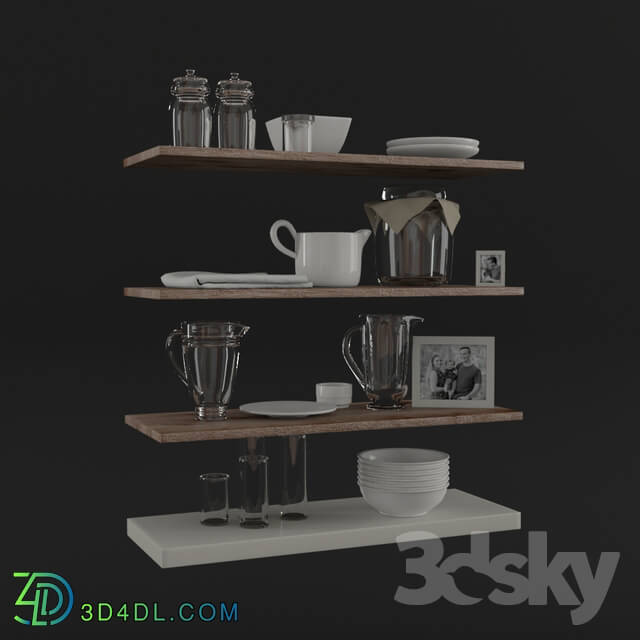 Tableware - Decor for Bambury Large Bookcase