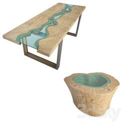 Table - River wooden tables 