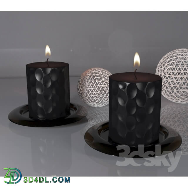 Other decorative objects - IKEA candles Ruthin