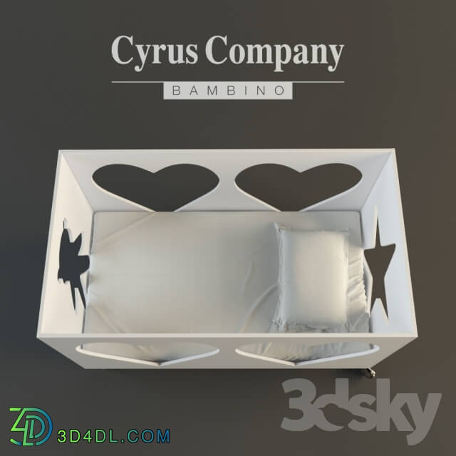 Bed - CYRUS COMPANY Stella Due lettino