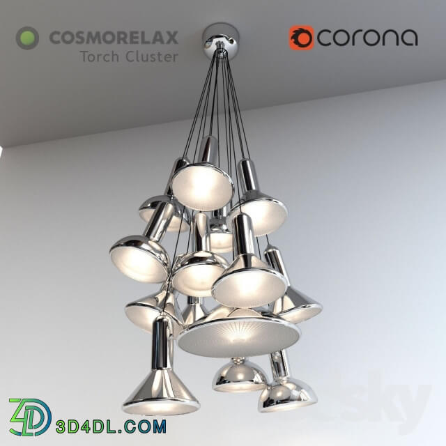 Ceiling light - Hanging lamp Torch Cluster